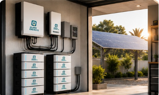 Battery storage and hybrid inverter installation